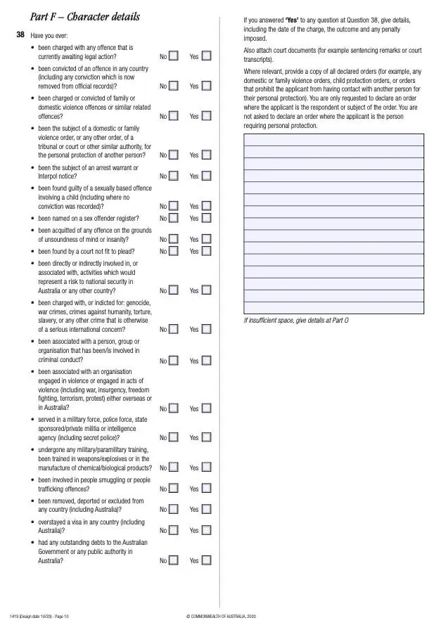 Avustralya Vize Formu Nasıl Doldurulur? 6