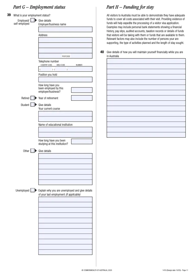 Avustralya Vize Formu Nasıl Doldurulur? 7