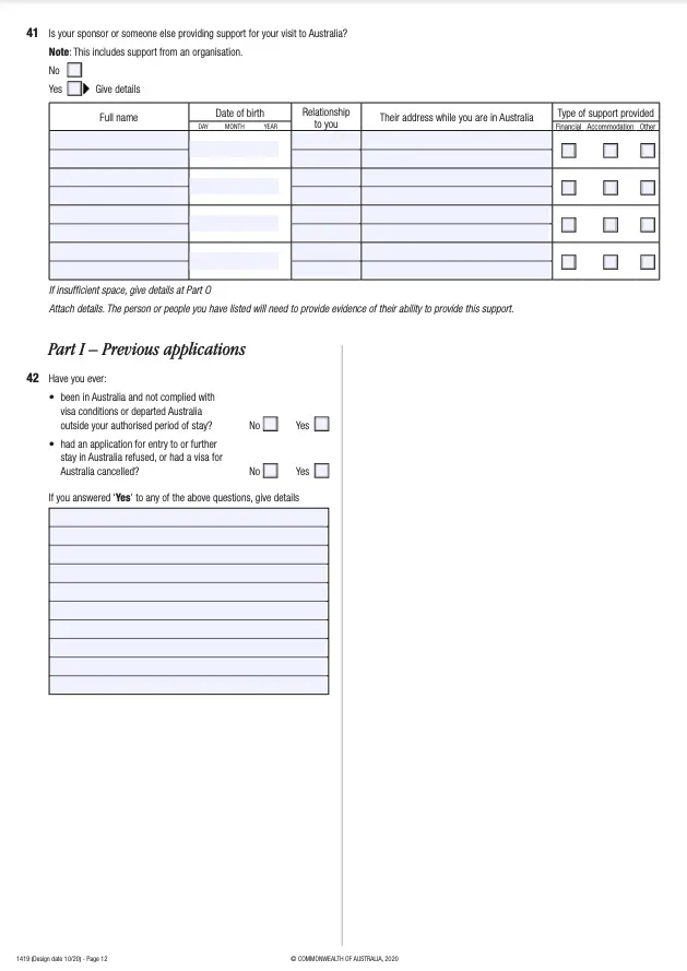 Avustralya Vize Formu Nasıl Doldurulur? 8