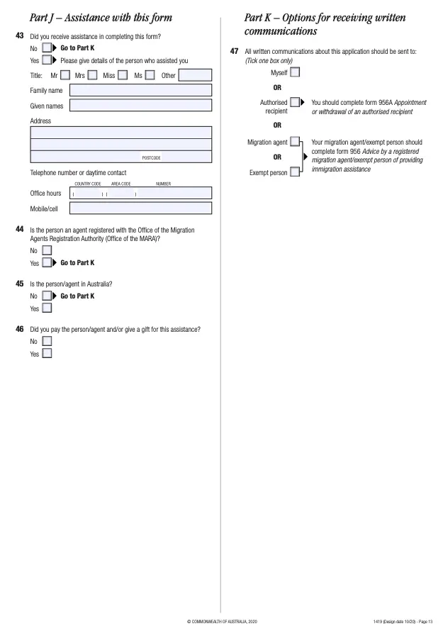 Avustralya Vize Formu Nasıl Doldurulur? 9