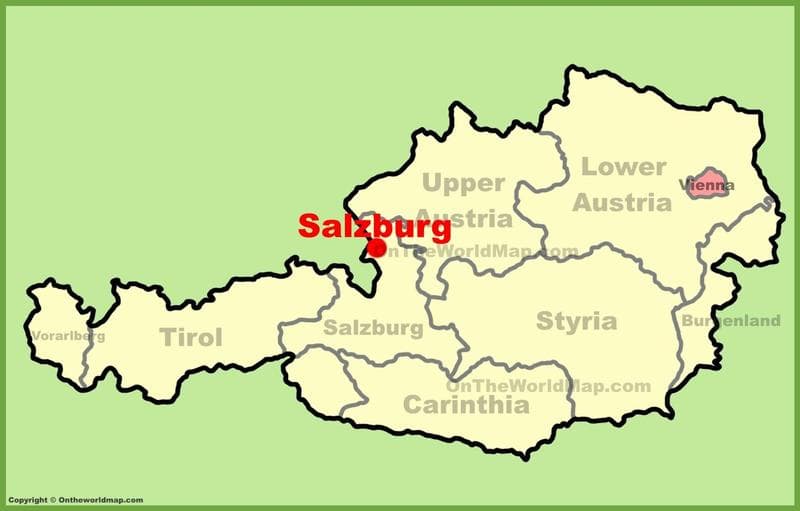 Salzburg Nerededir?