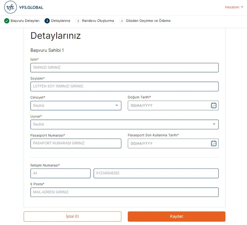 VFS Global Üzerinden Avusturya Vize Randevusu Alma Süreci 2