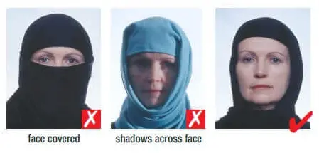 Belçika için Vize Fotoğrafında Şapka veya Başörtüsü Takılabilir Mi?