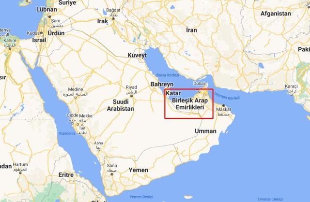 Birleşik Arap Emirlikleri’nin Haritadaki Yeri Nerededir?