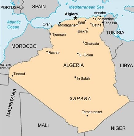 Cezayir'in Komşu Ülkeleri Hangileridir?
