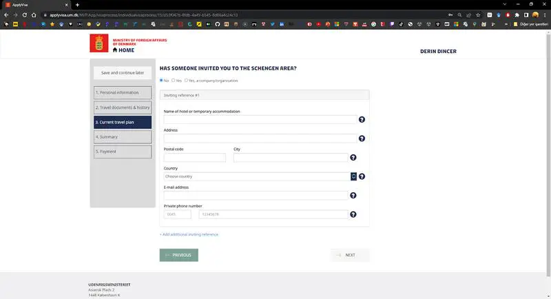 Danimarka Schengen Vizesi Başvuru Formu Nasıl Doldurulur 10