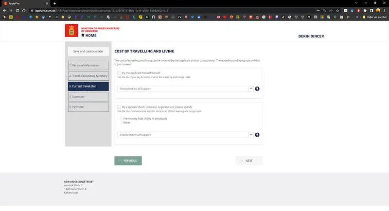 Danimarka Schengen Vizesi Başvuru Formu Nasıl Doldurulur 11
