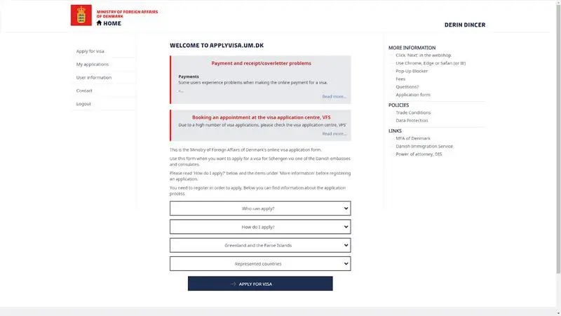 Danimarka Schengen Vizesi Başvuru Formu Nasıl Doldurulur?