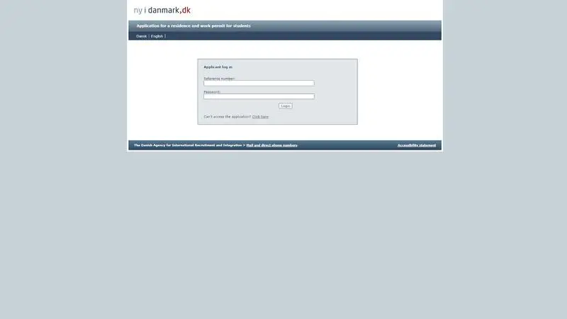 Uzun Süreli Danimarka Vize Başvuru Formu için NewToDenmark Hesabı Nasıl Oluşturulur 2