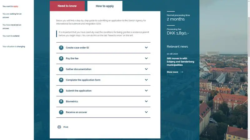 Uzun Süreli Danimarka Vize Başvuru Formu için NewToDenmark Hesabı Nasıl Oluşturulur?