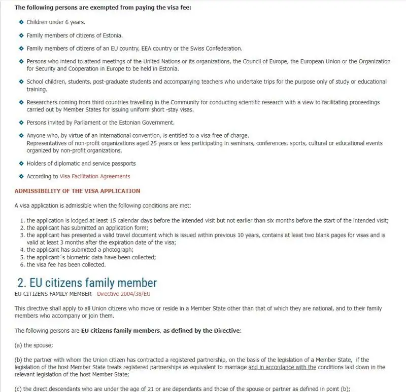 Estonya Göçebe Vizesi Başvuru Formu #4