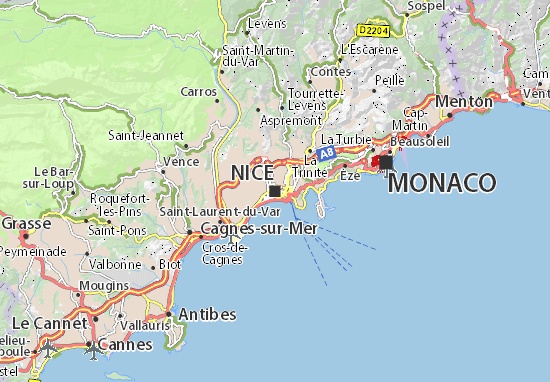 Fransa Nice Haritası