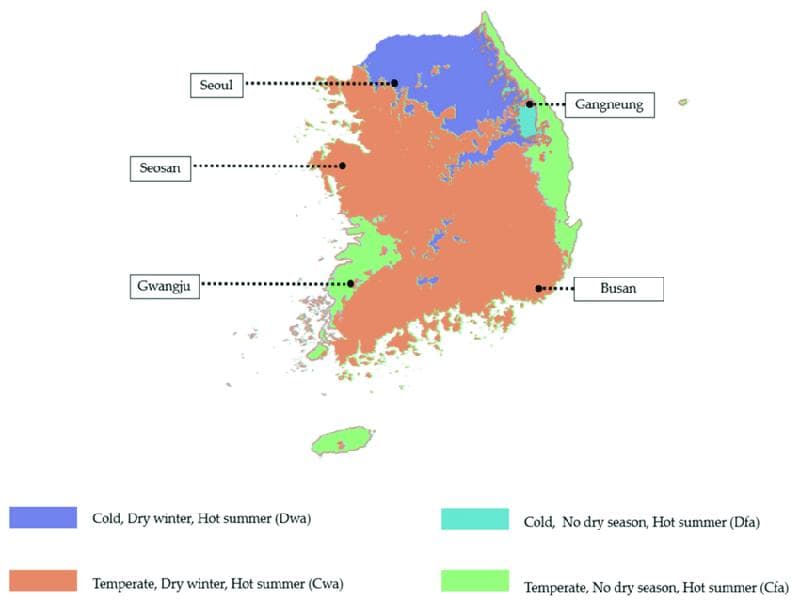 Güney Kore İklim Özellikleri Nasıldır?