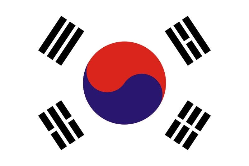 Günümüz Kore Bayrağı Görseli