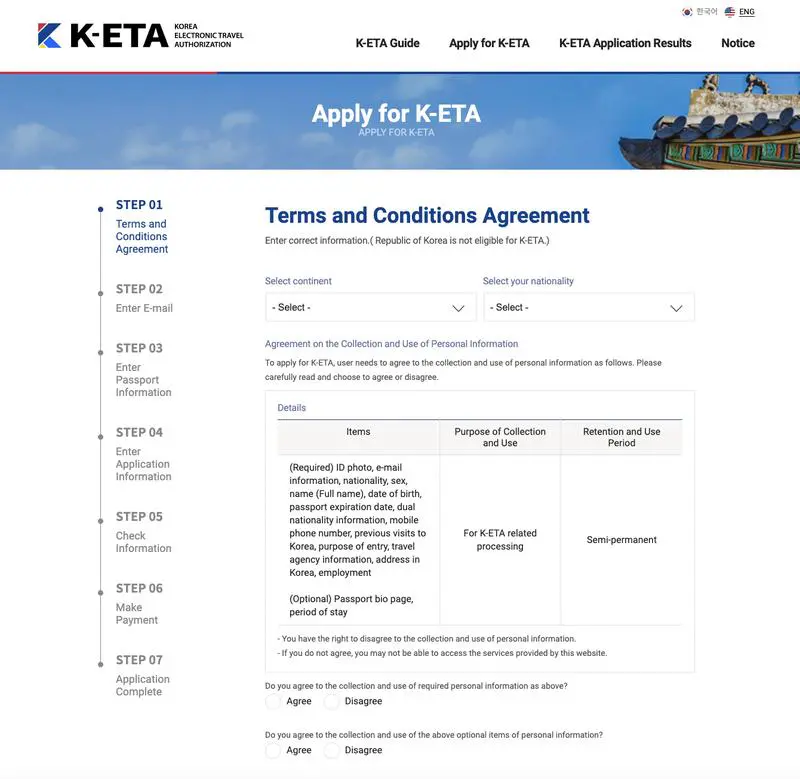 Kore Elektronik Seyahat İzni Başvurusu Nasıl Yapılır?