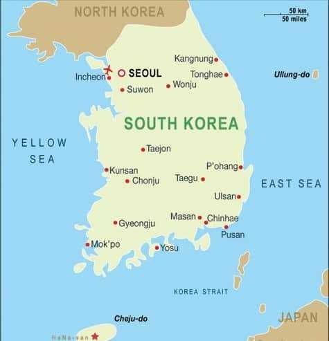 Kore Şehirleri Haritası Nasıldır?