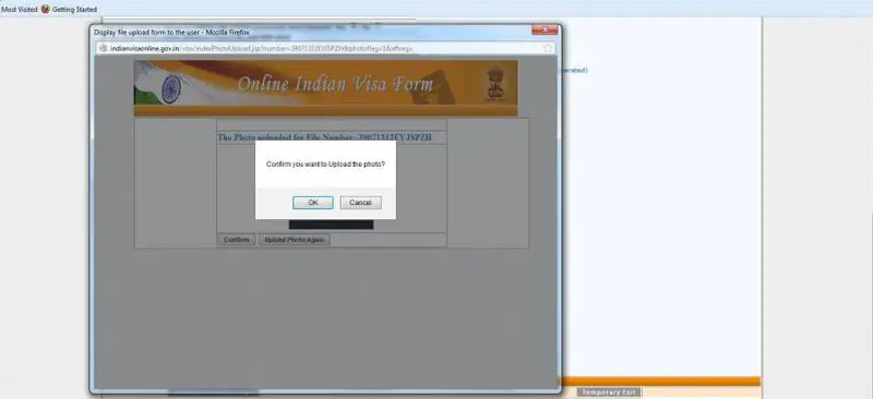 Hindistan Vizesi için Fotoğraf Yükleme İşlemi Nasıl Yapılır? 8