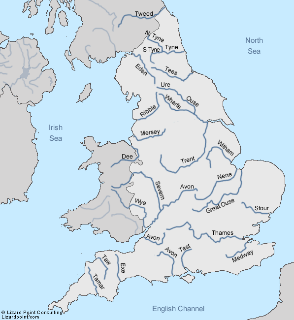 İngiltere'nin Nehirleri Nelerdir?