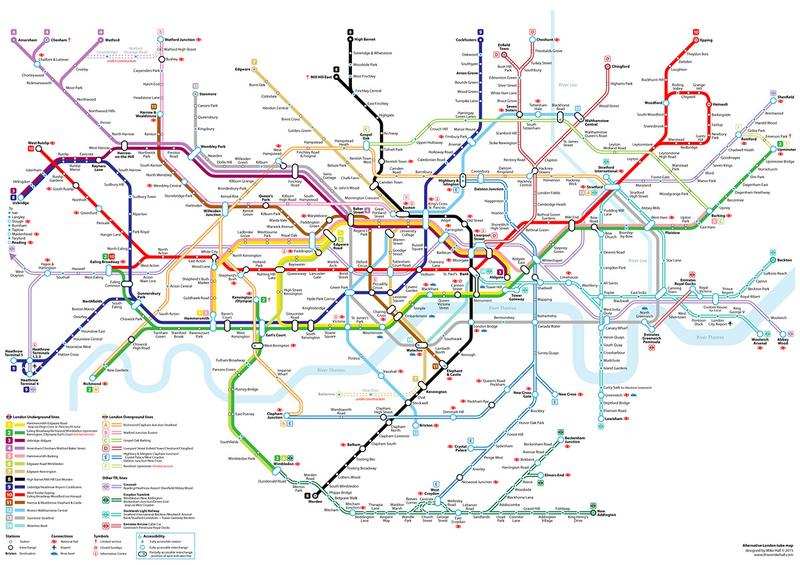 Londra’nın Metro Haritası Nasıldır?