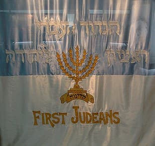 1919-1921 Yılları Arasında İsrail Bayrağı
