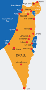 İsrail Şehirleri Haritası Nasıldır?