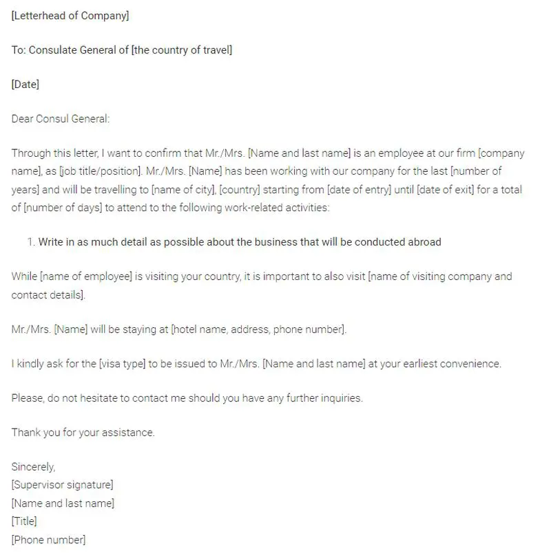 İsrail Ticari Vize Dilekçe Örneği Nasıl Olmalıdır?