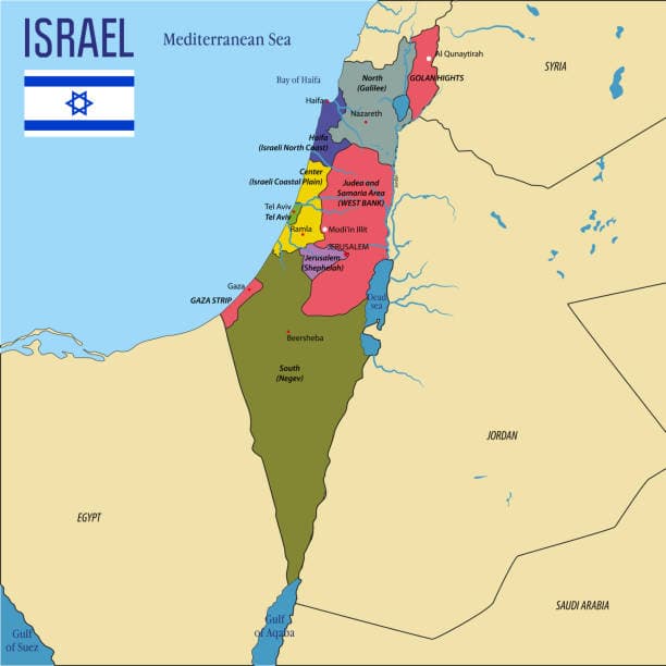İsrail'in Komşuları Hangi Ülkelerdir?