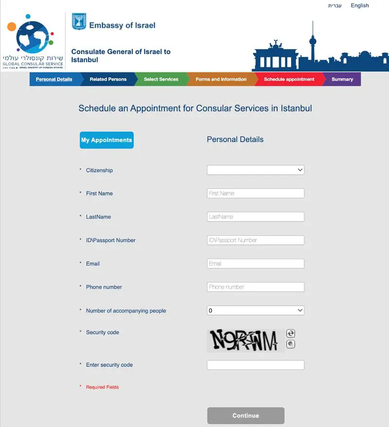 İstanbul İsrail Başkonsolosluğu'ndan Vize Randevusu Nasıl Alınır?