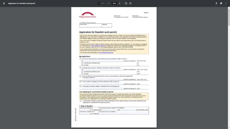 İsveç Çalışma Vizesi Başvuru Formu Nasıl Doldurulur?