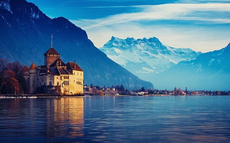 Cenevre Gölü İsviçre