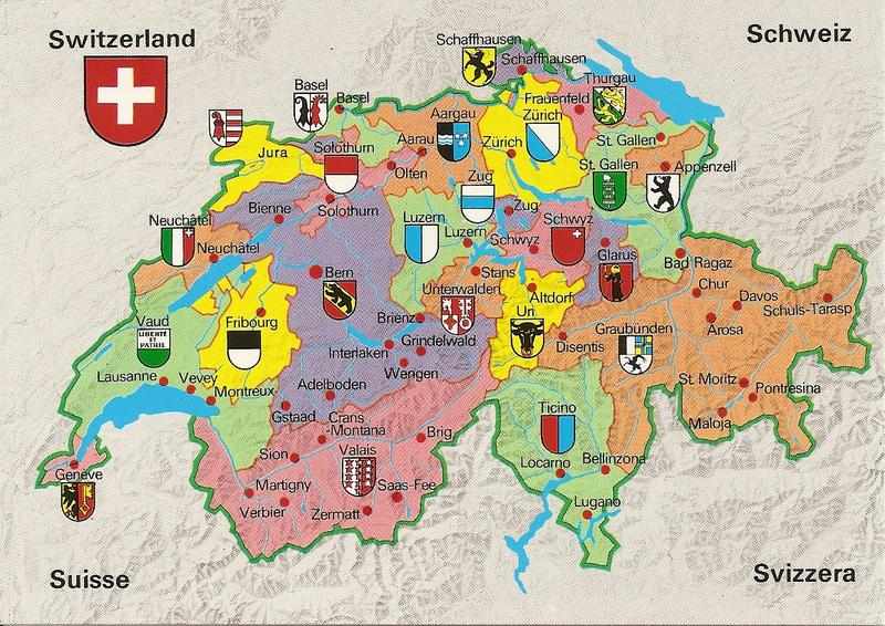 İsviçre Siyasi Haritası