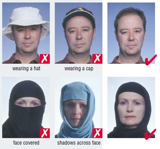 İzlanda Vizesi için Biyometrik Fotoğraf Şapkalı veya Başörtülü Çekilebilir Mi?