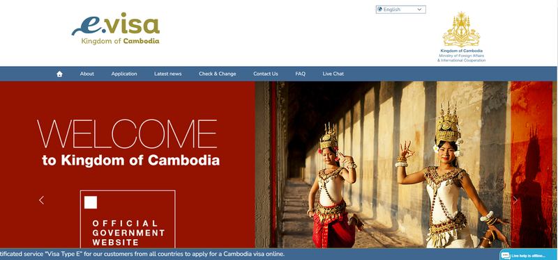 Kamboçya Online Vize Başvurusu