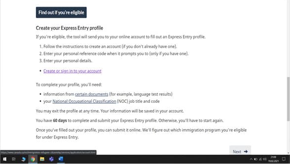 Express Entrey Başvurusu Adım - express-entry-profile