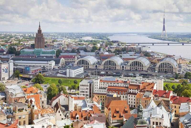 Riga Letonya'da Nerededir?