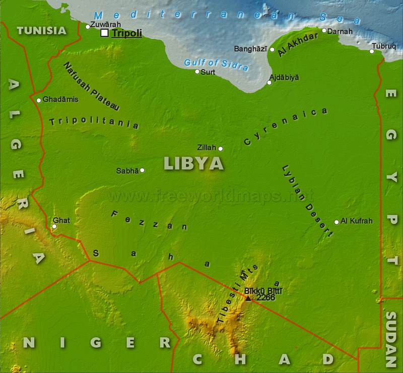 Libya Coğrafyası Nasıldır?