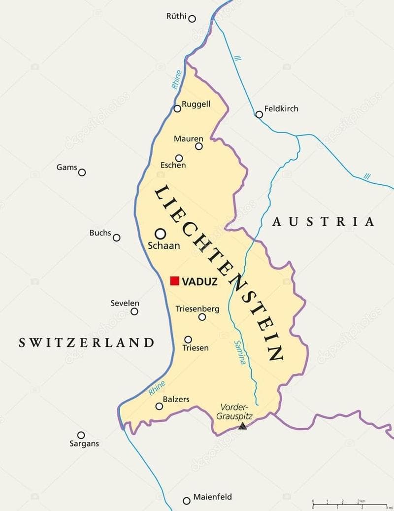 Hangi Ülkeler Lihtenştayn'a Komşudur?
