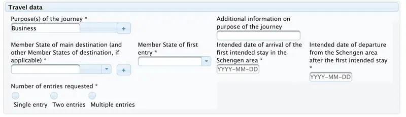 Litvanya Ticari Vize İçin Başvuru Formu
