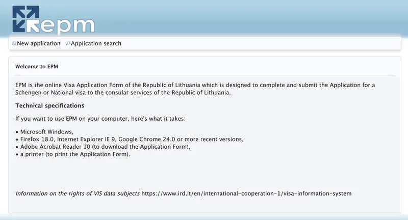 Litvanya Vize Formu Nasıl Doldurulur?