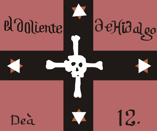 1811–1812 yılları arasında kullanılan Meksika bayrağı