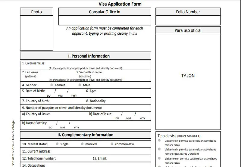 Meksika Turist Vizesi Başvuru Formu Nasıl Doldurulur?