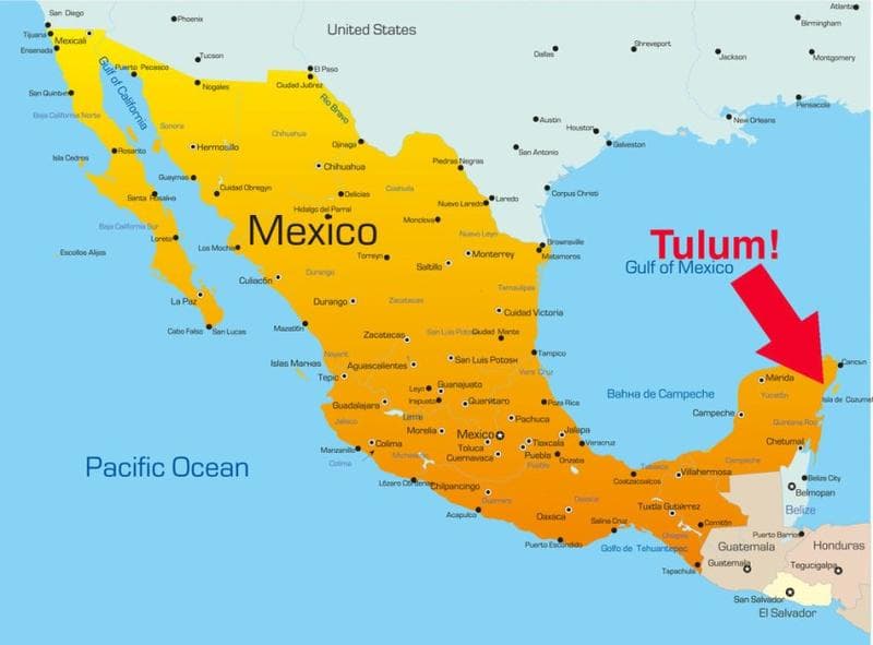 Tulum Mexico Nerede?