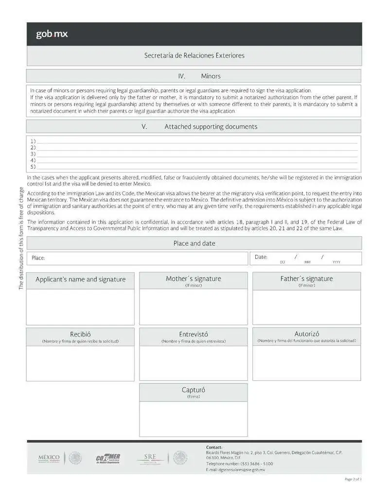 Yatırımcılar için Meksika Vizesi Başvuru Formu Nasıl Doldurulur? #2