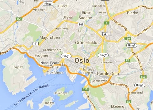 Norveç Oslo Haritası Nasıldır?
