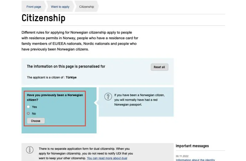 Norveç Vatandaşlık Başvuru Formu Nasıl Doldurulur 4