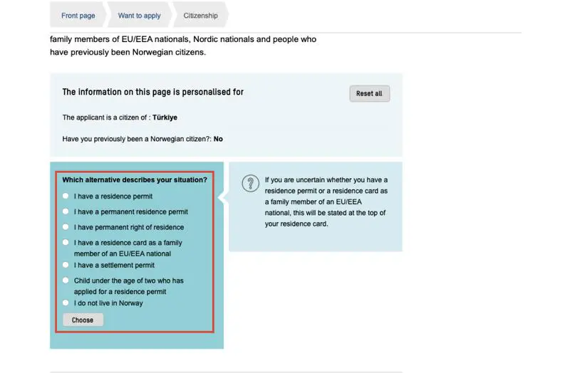 Norveç Vatandaşlık Başvuru Formu Nasıl Doldurulur 5