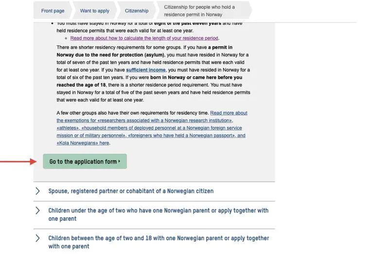 Norveç Vatandaşlık Başvuru Formu Nasıl Doldurulur 8