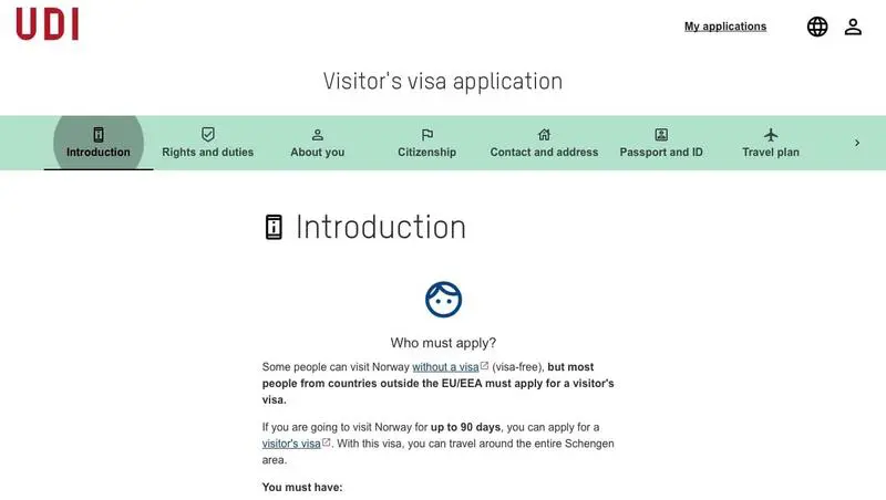 Norveç Vize Formu Nasıl Doldurulur 12
