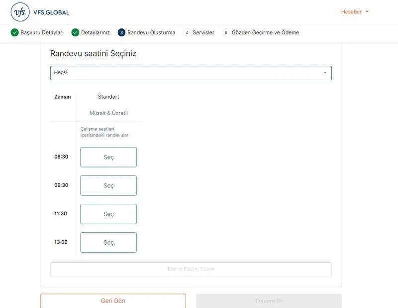 VFS Global Üzerinden Norveç Vize Randevu İşlemleri 4