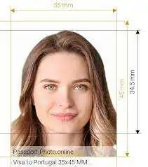 Portekiz Vize Fotoğrafı için Örnek Görsel